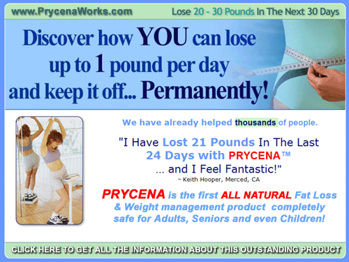 Prycena suppresses your appetite while it accelerates your weight loss!